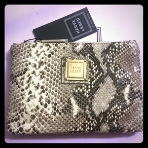 Herve Leger make-up pouch
