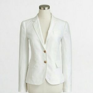 J. Crew White School Boy Blazer size 2.