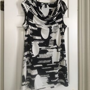 Black and White Alfani Dress