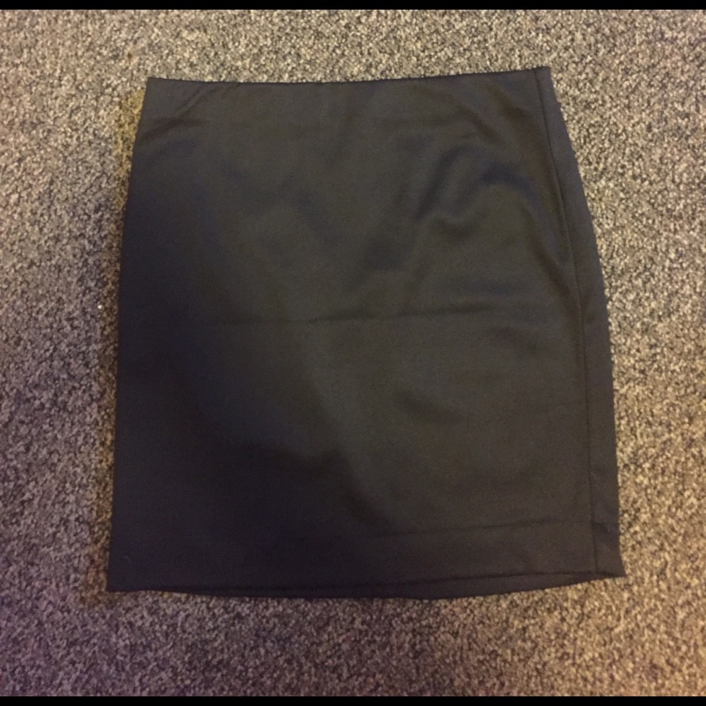 Black Scuba Skirt