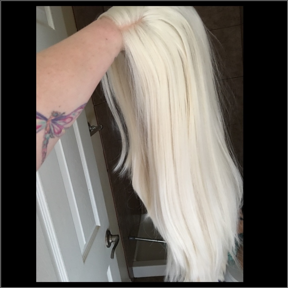Gorgeous Swiss lace front wig