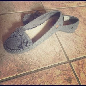 Rocketdog boat shoes in grey canvas