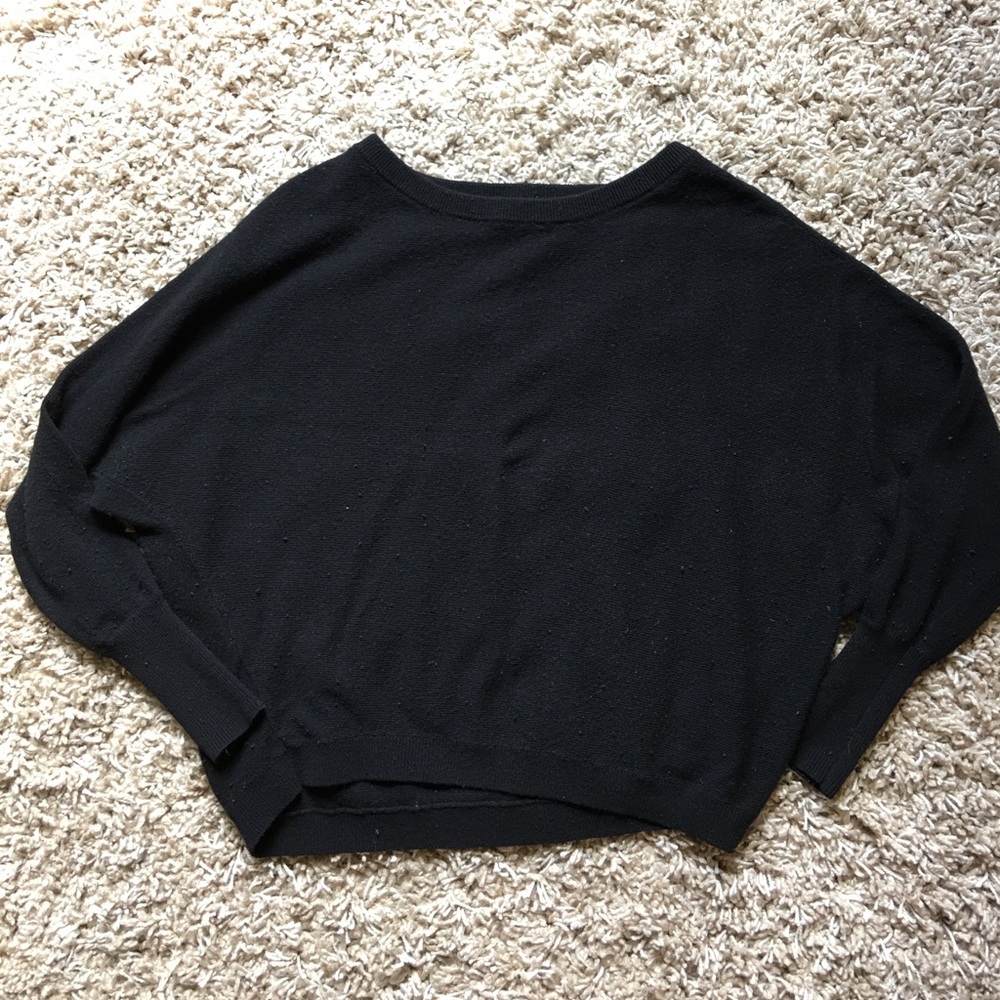 **SOLD** BCBGMAXAZRIA Black Dolman Sweater sz. XS