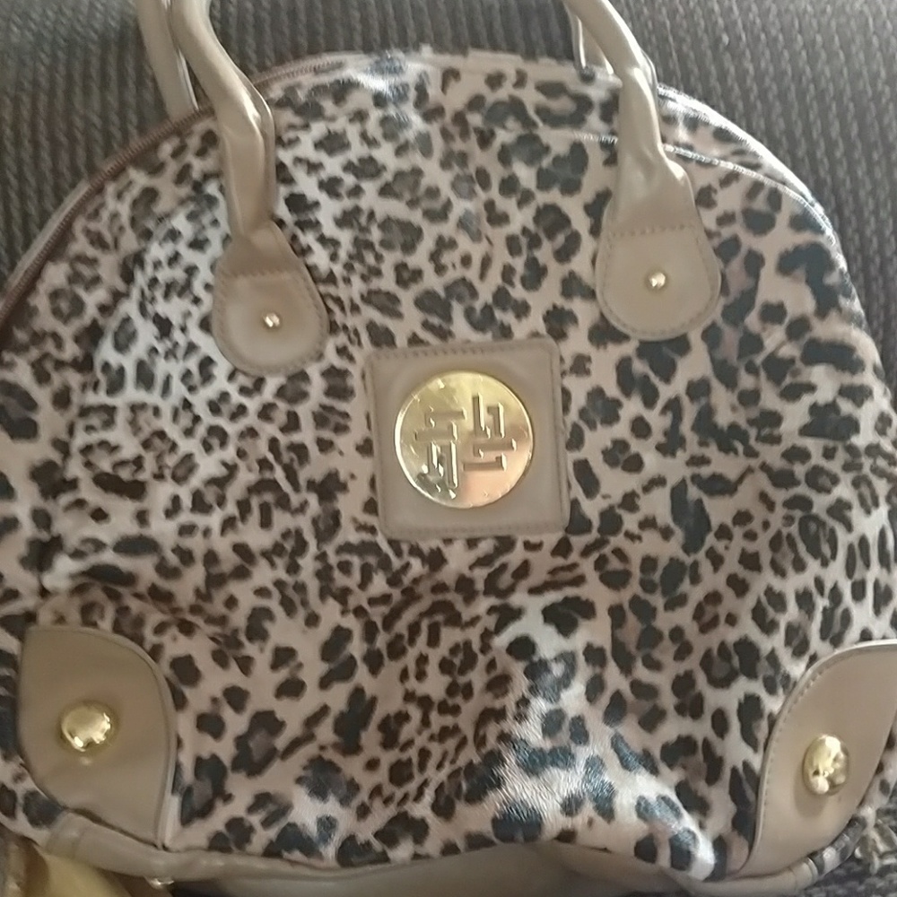 Leopard print purse