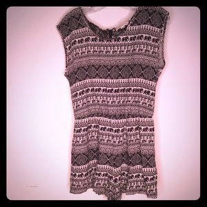 Staring At Stars romper tan/black Urban Outfitters