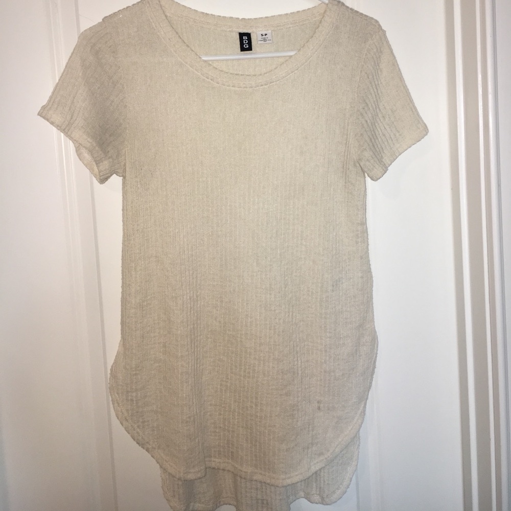 White BDG tunic shirt