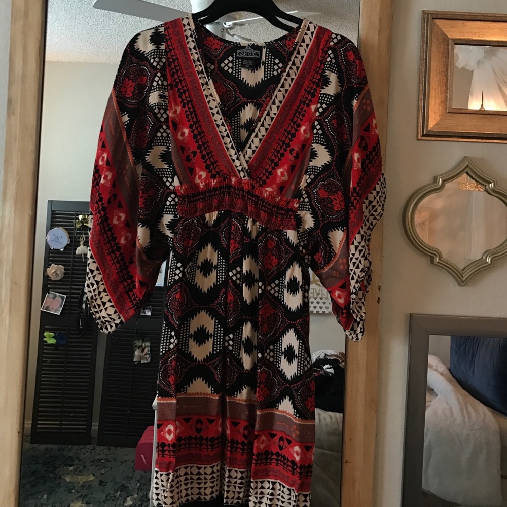 Boho kimono style dress