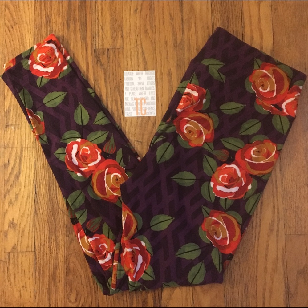 LuLaRoe TC Rose Leggings🌹