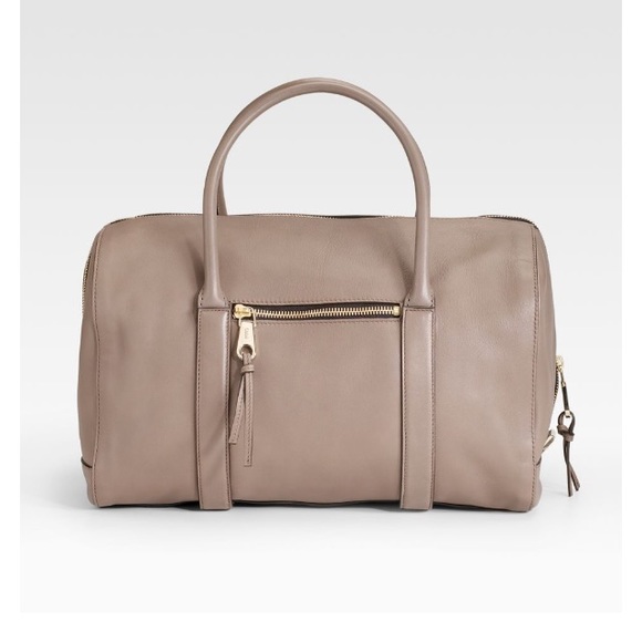 Chloe taupe duffel bag. Dust cover included - Picture 1 of 8