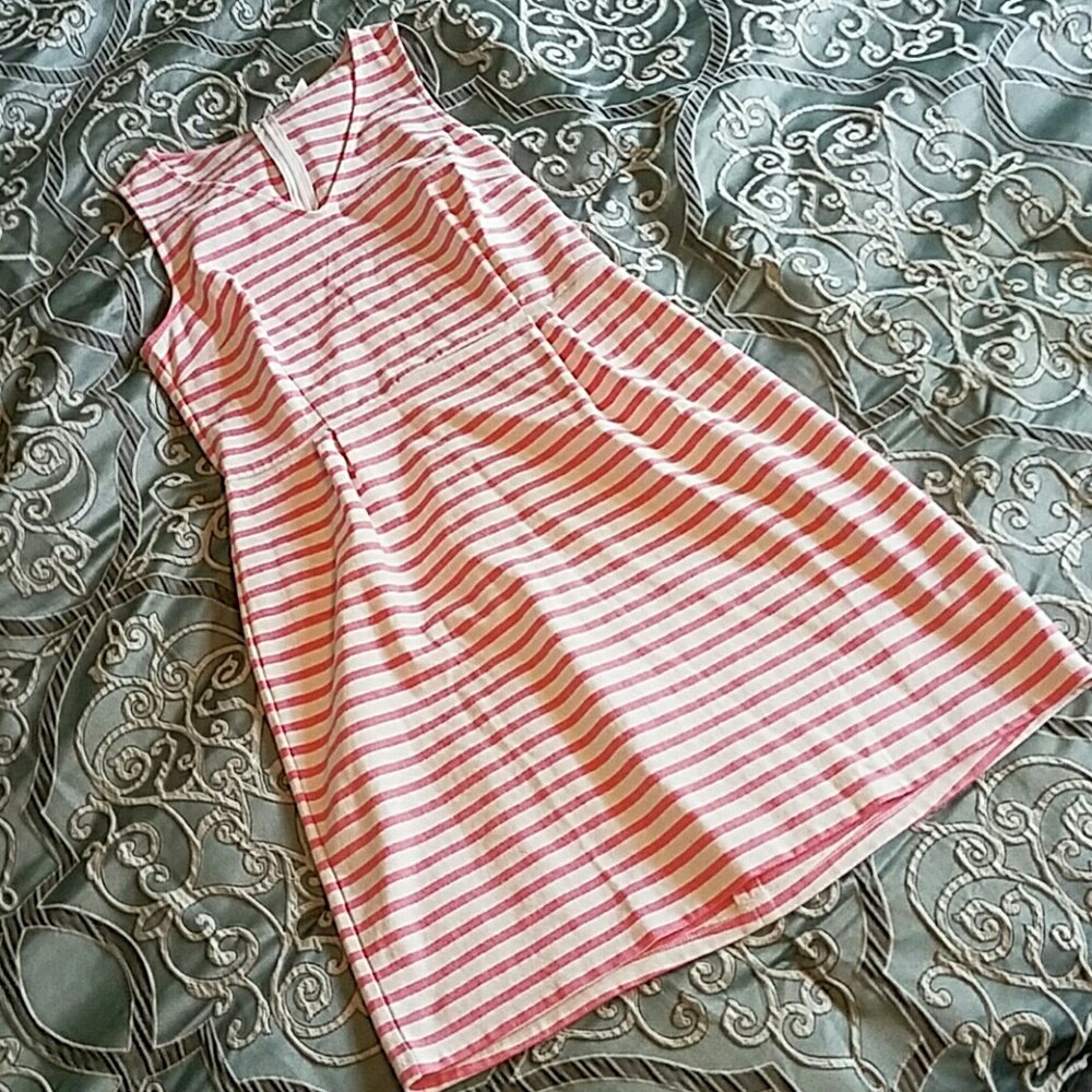Old Navy Pink Striped Dress