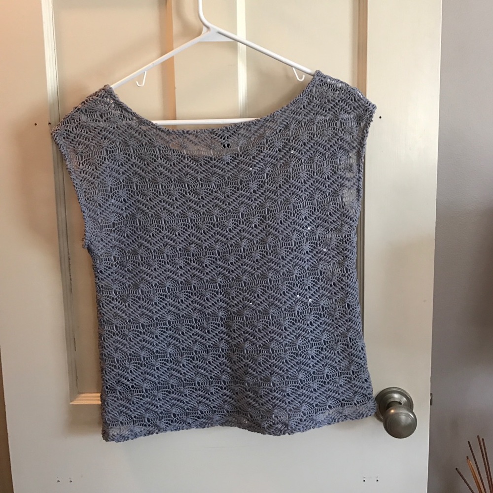 Express Crochet Knit Top - Picture 3 of 3