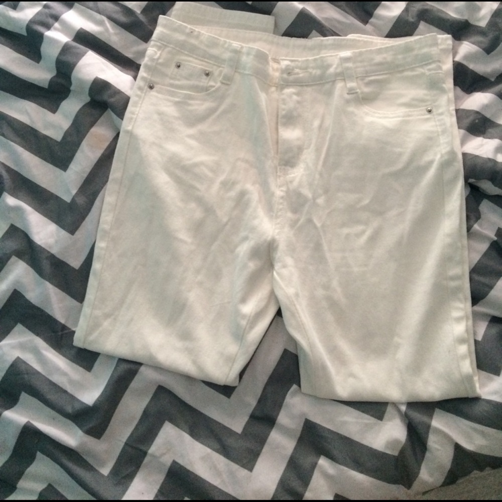White jeans