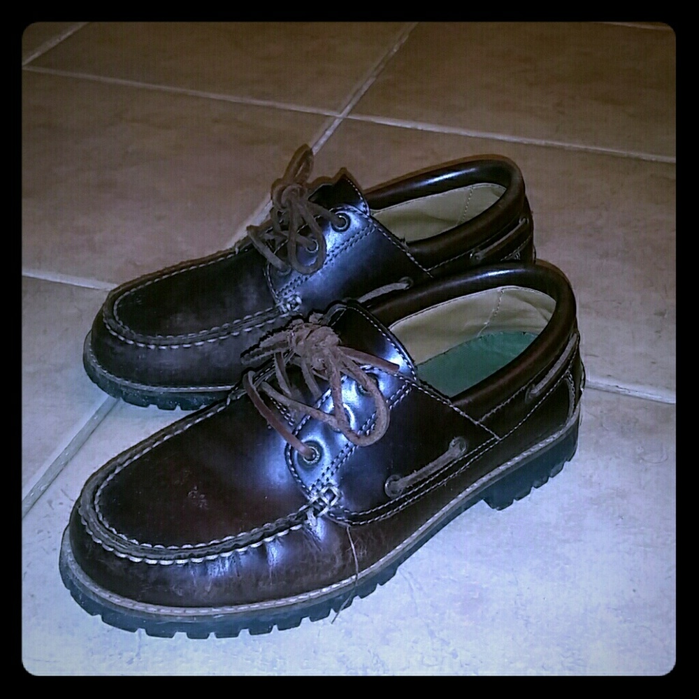 Eddie Bauer Men's Holden Leather Boat Shoe (winter