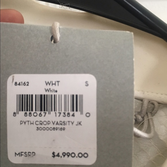 Python spring crop varsity jacket - Picture 3 of 4