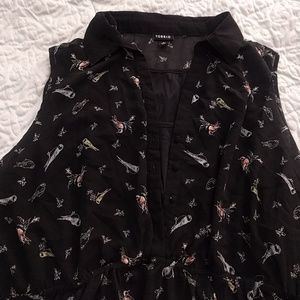 Collared Sleevless dress