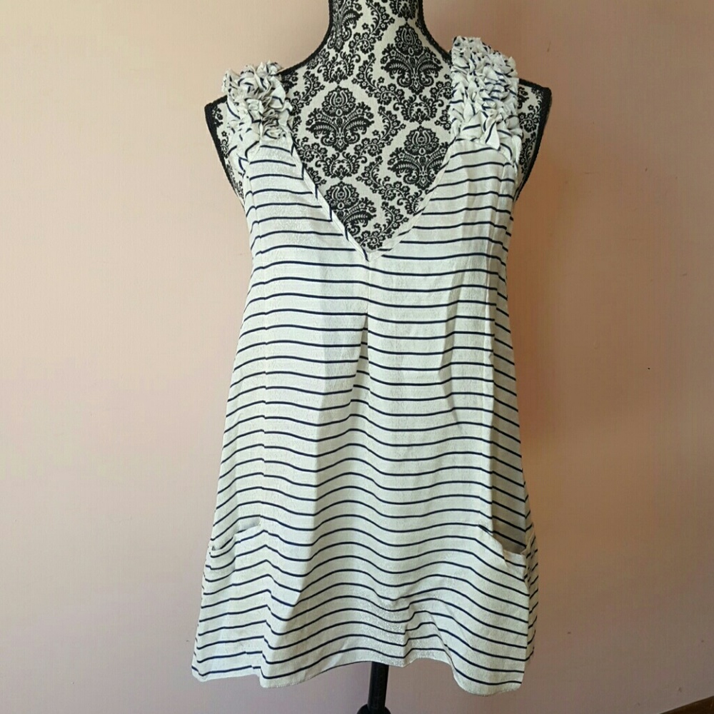 silky flowy stripped blouse