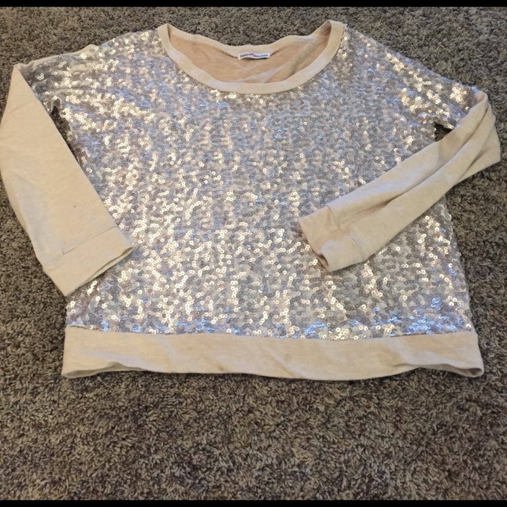 Sequin sweatshirt