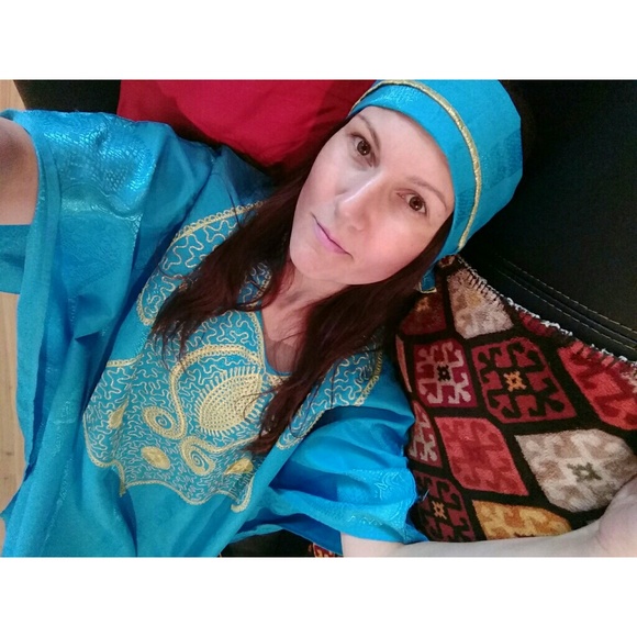 Vintage Dresses & Skirts - Vintage embroidered kaftan