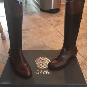 RELISTED! Vince Camuto Two Toned Boots, Size 8.5