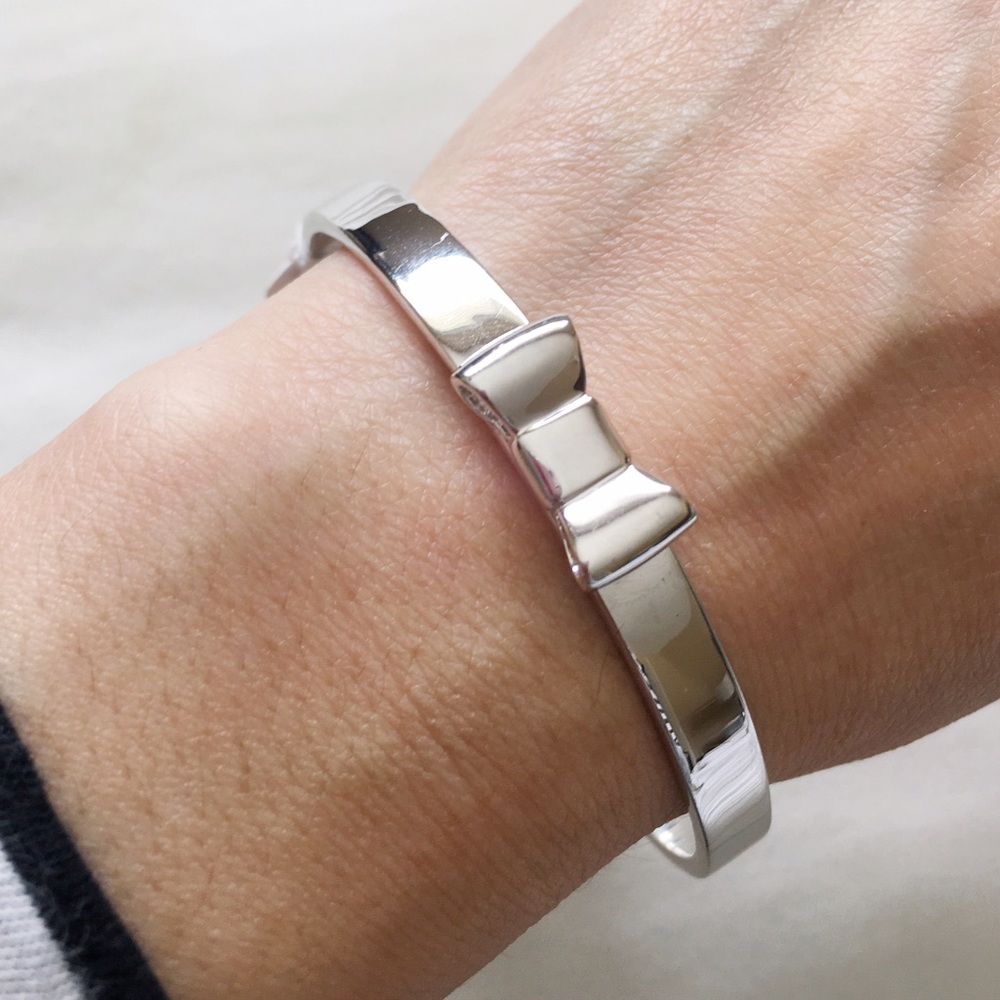 Kate Spade Silver Bow Bangle