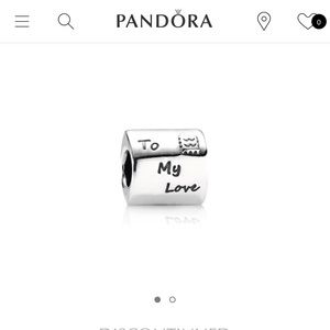 Pandora Love Letter Charm (discontinued)