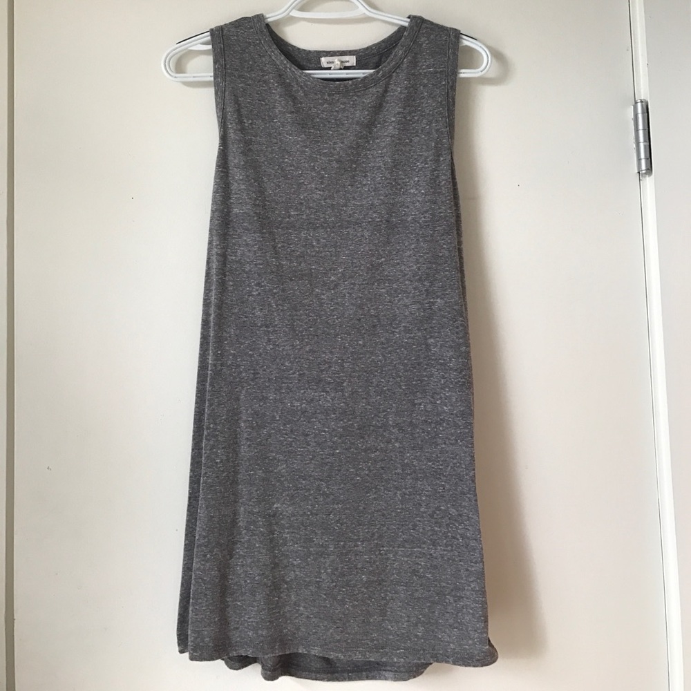 Gray tank top dress size small