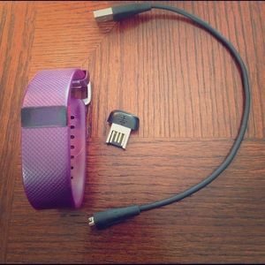 Small plum Fitbit charge HR