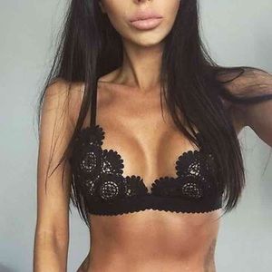 Sexy Knit Lace Bralette
