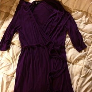 Empire waist wrap dress