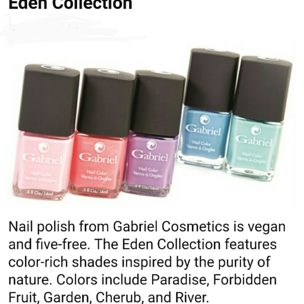 Gabriel Nail 5)colors & 1)Nail/Cuticle condition