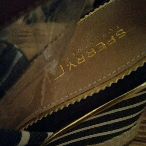 Sperry Top Side Wedge Sandals! Never Worn - Picture 6 of 8