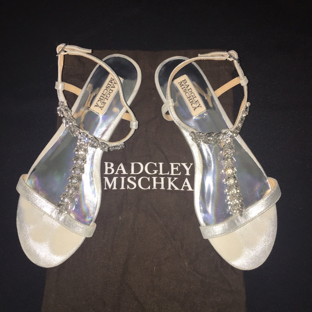 Badgley Mischka Amuse II Embellished Sandal