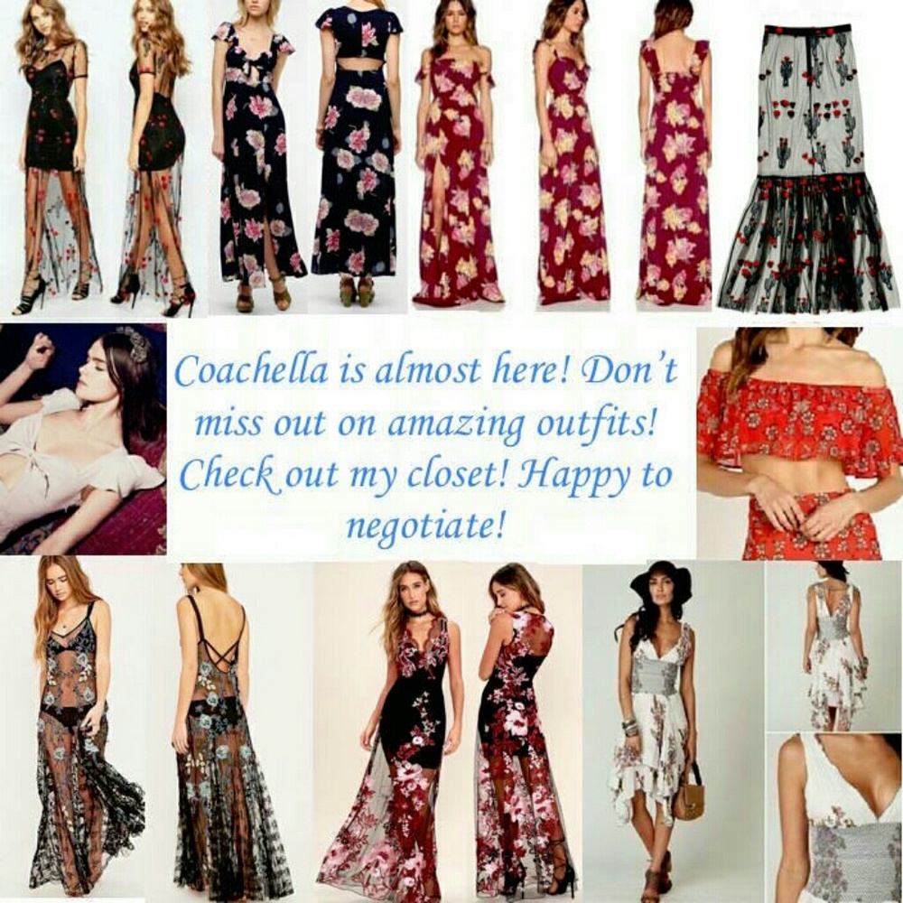 Coachella  glam various sizes