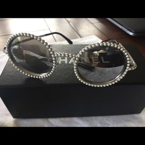 Chanel pearl sunglasses