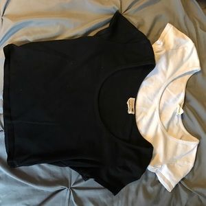 Short sleeve crop tops