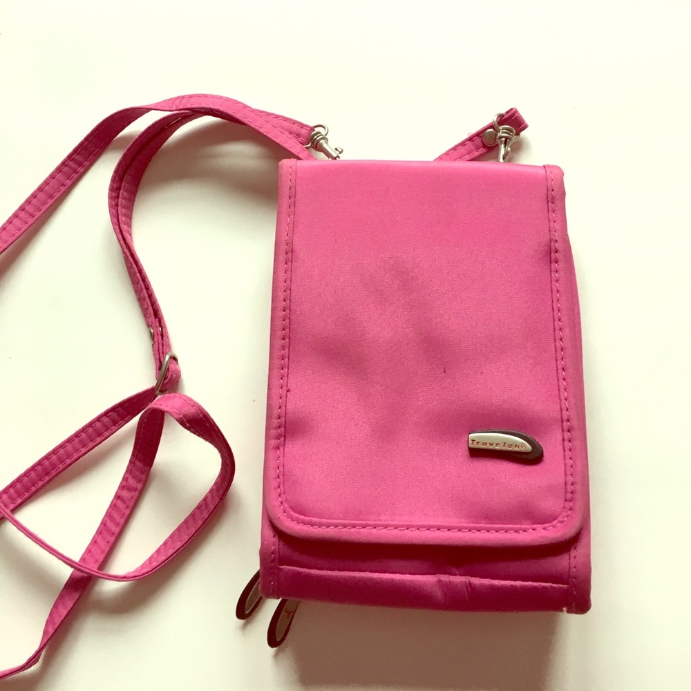 Pink small cross body bag
