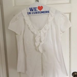 Like new women's ruffle blouse