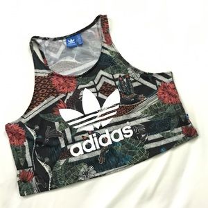 adidas Xliafloresta Logo Crop Tank