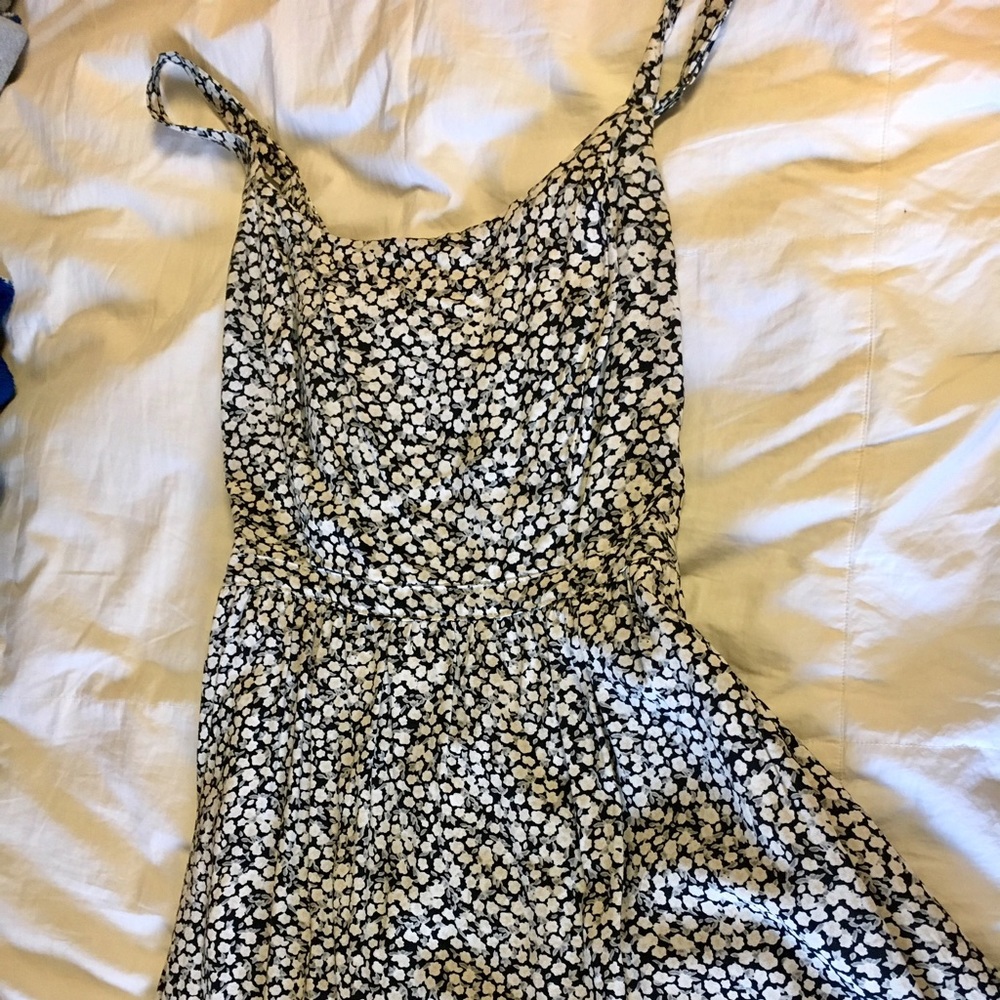 Open back floral dress