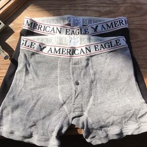 AEO Gray Boxer Shorts