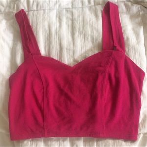 Pacsun kirra pink crop top