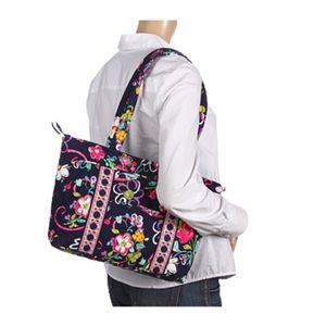 Vera Bradley Large Purse "Ribbons"