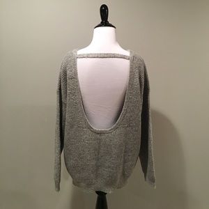 NWT Open Back Sweater