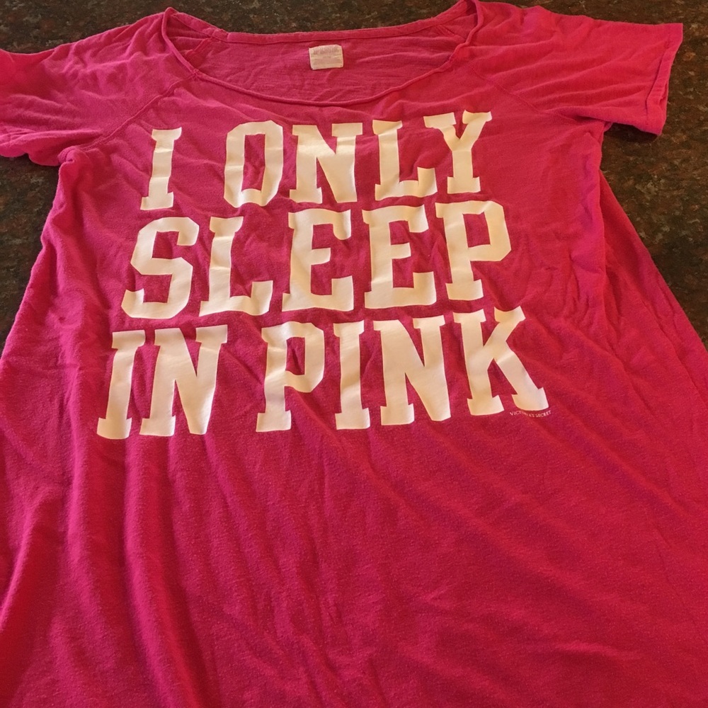 VS pink night gown/sleep tee