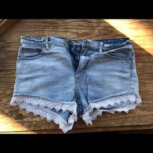 Free People Denim Shorts