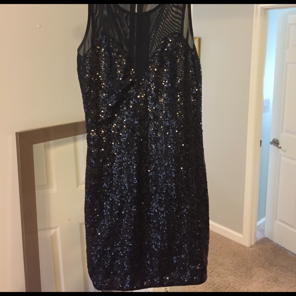 Sequin sweetheart dress