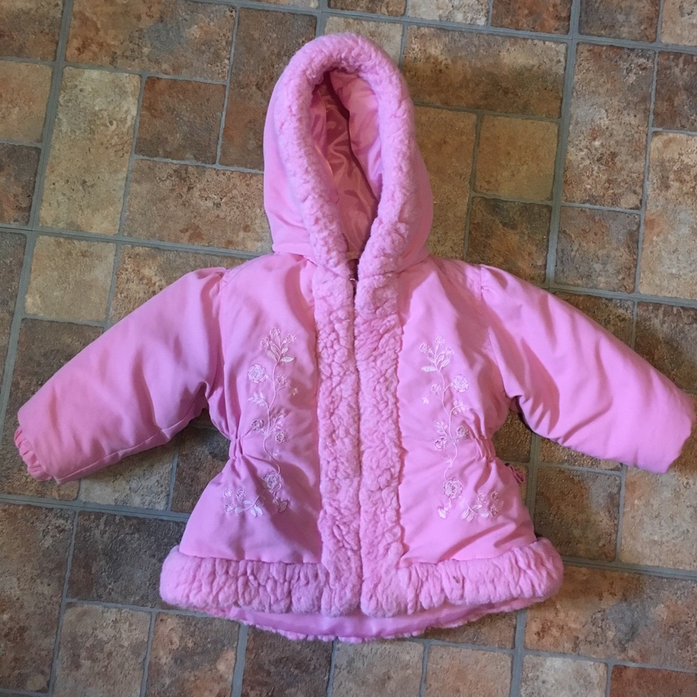 La Petite Rothschild Heavy Pink Embroidered Jacket