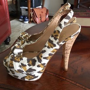 Platform sling backs. By Colin Stuart😎