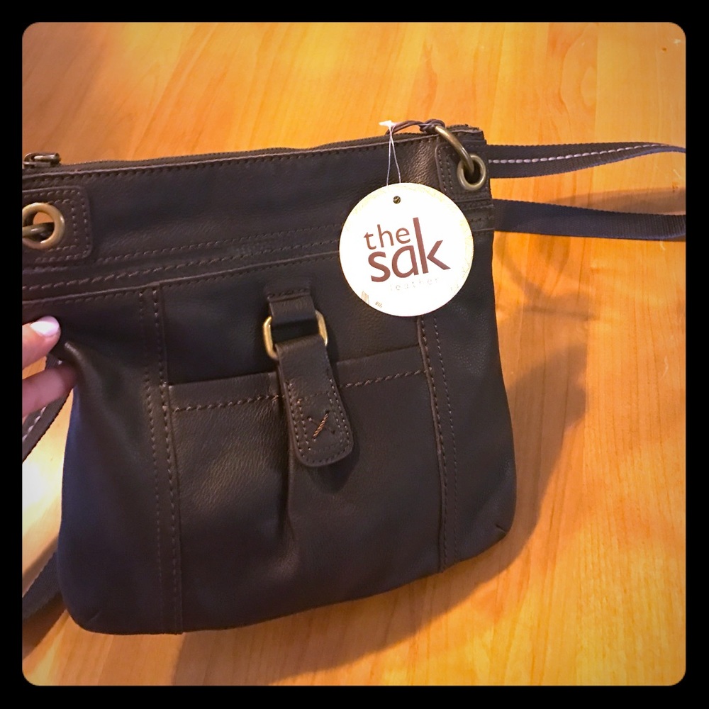 The Sak Leather Kendra Crossbody Bag NWT