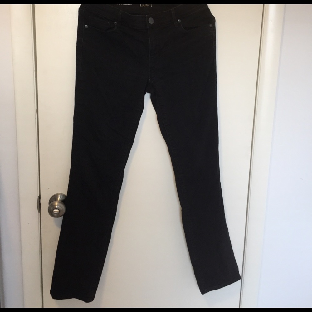 Ann Taylor Loft black skinny jeans! Good condition